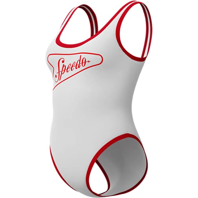 Dames zwempak uit 1 stuk Speedo Solid Bound Scoop