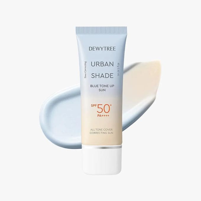 [DEWYTREE] Urban Shade Blue Tone Up Sun SPF 50+ PA++++ 40g white