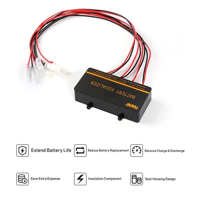 48V gelbatterij-equalizer batterijspanningsbalancer voor loodzuurbatterijsysteem serie-parallel Type 1 orange