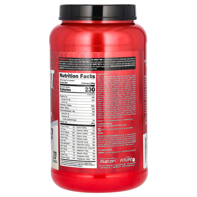 Isatori, It-Smart MRP, Vanille Douce, 2,6 lb (1.16 kg)