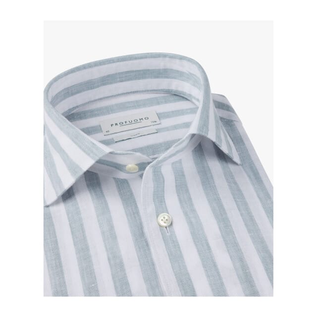 Profuomo Ppxh10019 Lange Mouw Overhemden Blauw Ppxh10019