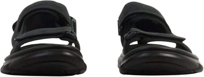 Platte sandalen met klittenband