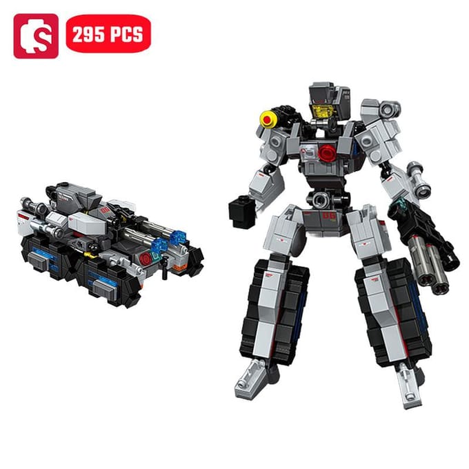 SEMBO Transformeerbare Mech Assemblage Bouwsteen MOC Robot Auto Bouwset Kinderspeelgoed voor Jongens Verjaardagscadeaus no box