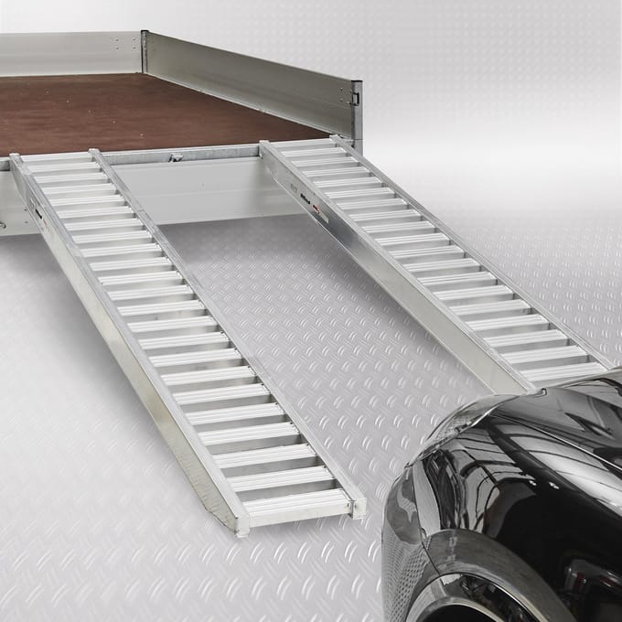 Datona® Aluminium oprijplaat auto - 350 cm - 4 ton (2 stuks)