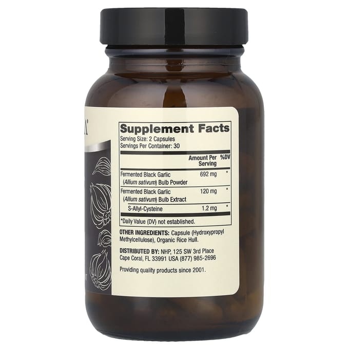 Dr. Mercola, Gefermenteerde Zwarte Knoflook, 60 Tabletten