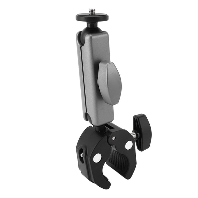 Camera Motorfietsbevestiging Sterk Draagvermogen Solide Structuur 360 Graden Rotatie Actiecamera gray