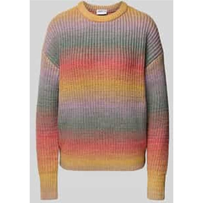 Relaxed fit gebreide pullover met wol