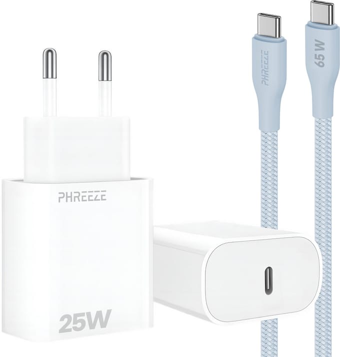 25w power adapter met usb C kabel 1m voor super fast charging s25 s24 s23 s22 s21 s10 a56 a55
