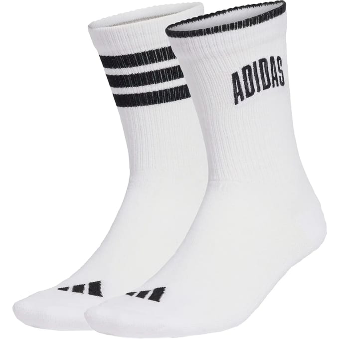 Adidas Stadium Crewsokken 2 Eenheden Wit EU 46-48