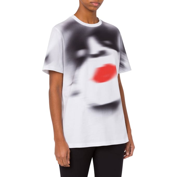 Moschino T-shirt With Print White Taglia: M | Maglie Sportivi Outlet | Donna | Bianco