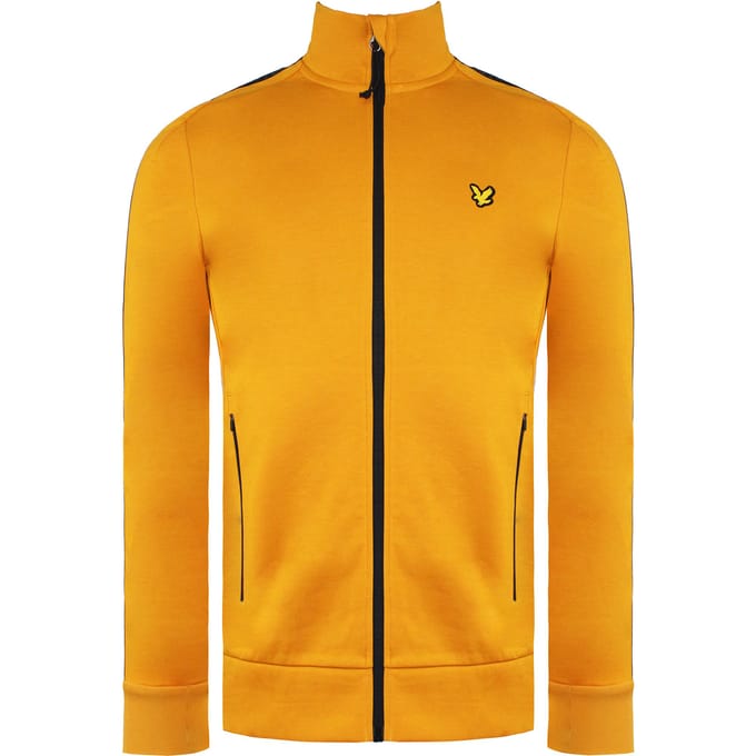 Lyle & Scott Tape Heren Geel Track Jacket