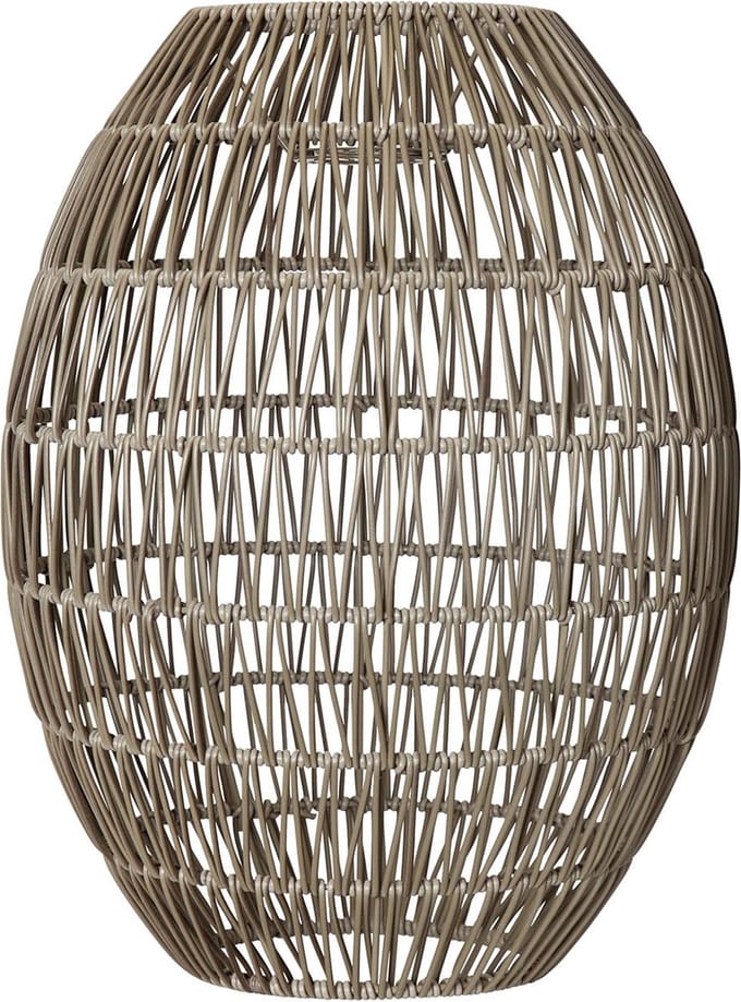 Star Trading lampenkap lime, rotan, beige, E27, buiten, 40 cm