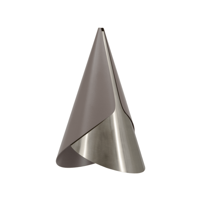 UMAGE Cornet Lampenkap - Umbre/Steel