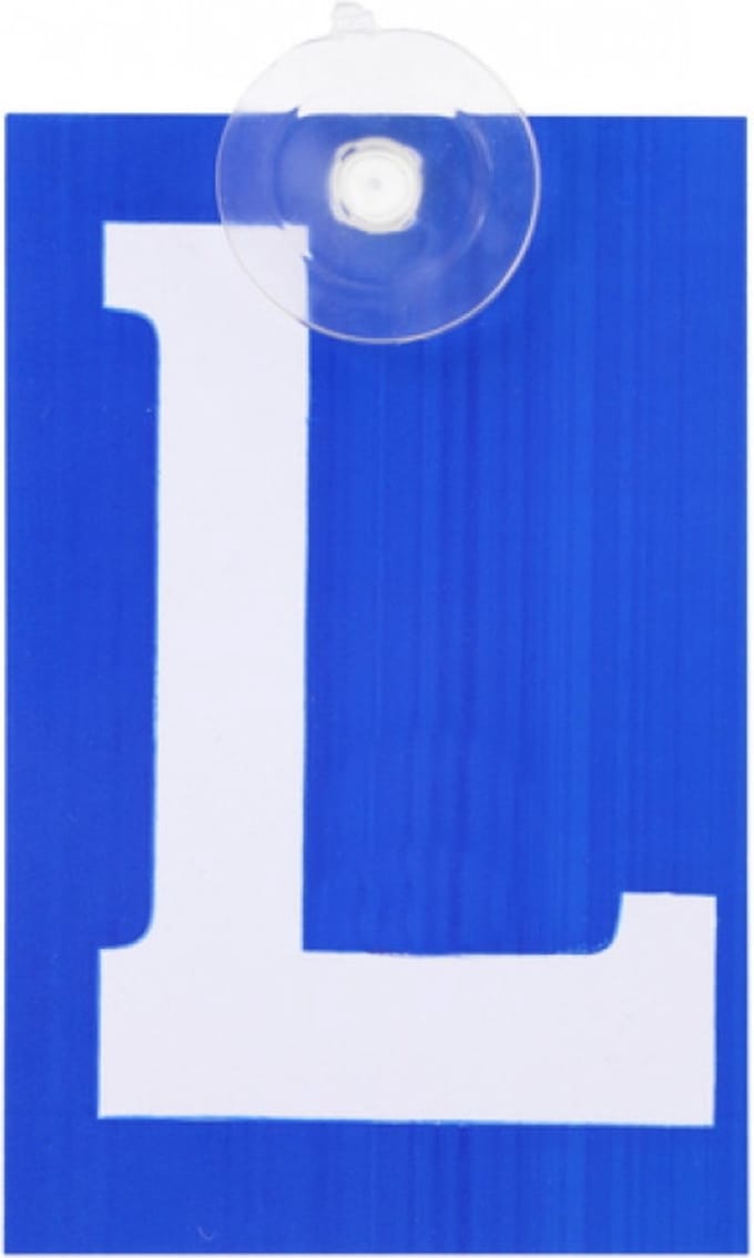 L-plaat & zuignap PVC