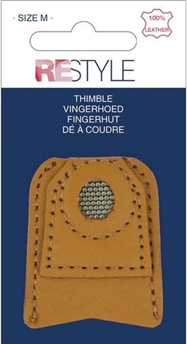 ReStyle Leren Vingerhoed Maat: Medium