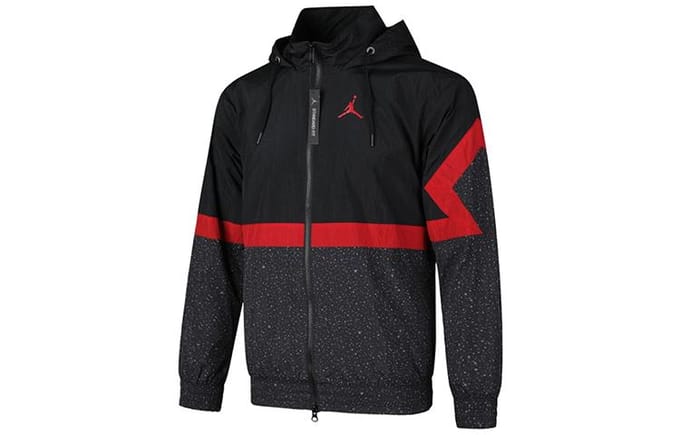 Jordan Diamond Cement Jassen Heren Zwart Rood Met Capuchon Matig Ander M black