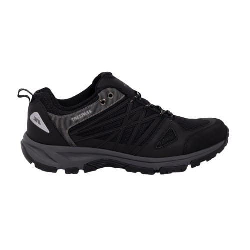Trespass Heren Fisk Trainers (Zwart, Zwart)