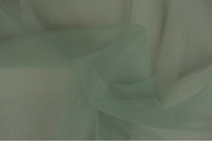 Bruidstule - Oud groen - 1 meter - Per meter - 150cm breed