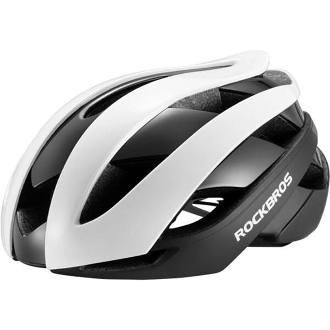 Rockbros 10110004002 bicycle helmet size M - white and black