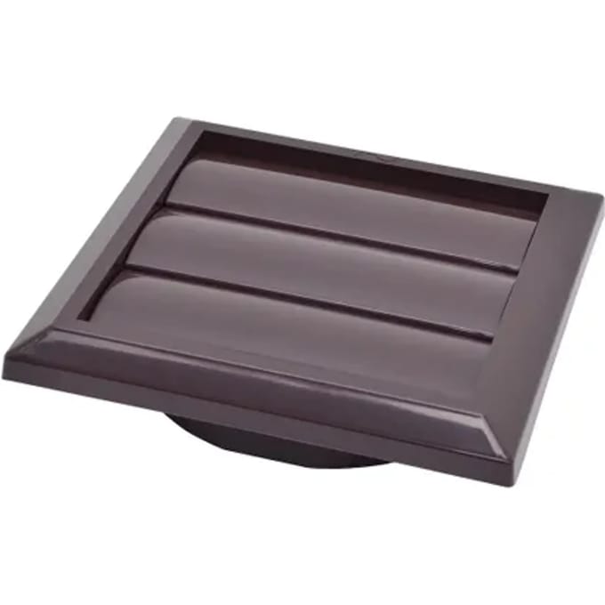 Sencys Overdrukrooster Lamel Ø100/125mm Kunststof Bruin