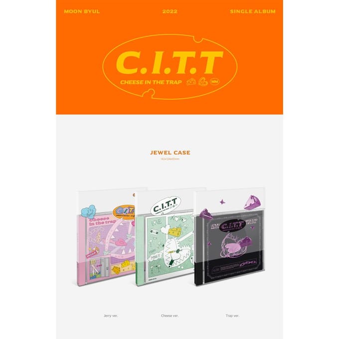 MAAN BYUL-CITT (Kaas in de val) Enkel album Trap ver. gray