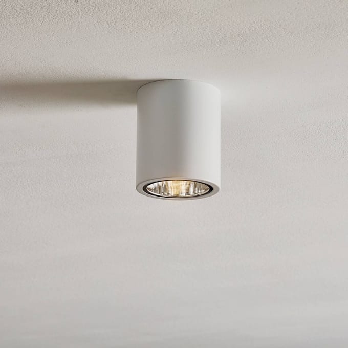 Luminex Plafondspot Downlight round in wit, Ø 11 cm
