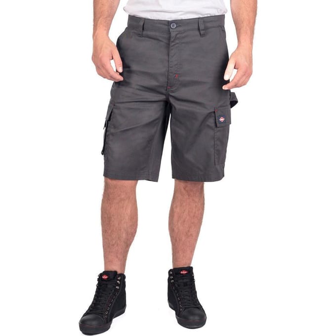 Lee Cooper Heren Klassieke Cargo Korte Broek (Grijs)