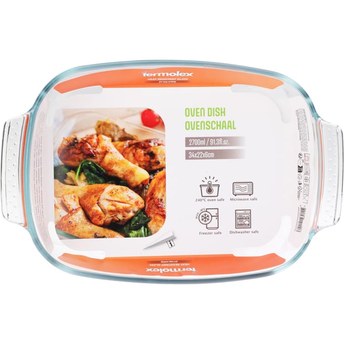 Glazen ovenschaal 2700 ml