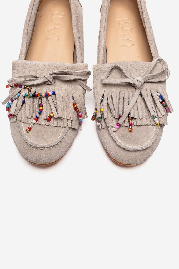 Evelyn Leren Loafer