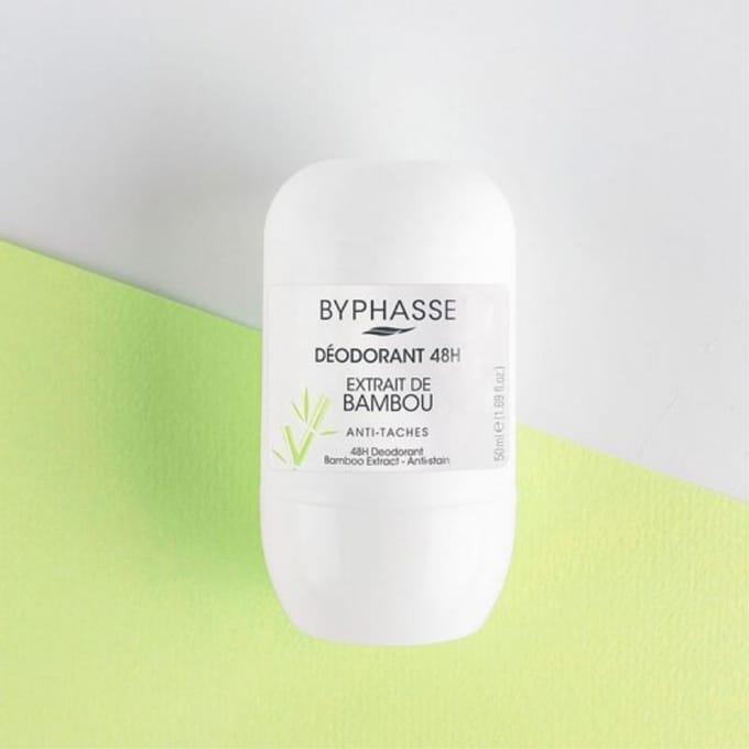 BYPHASSE Deodorant 48H Bamboe 50ml/100ml 50ml X 2
