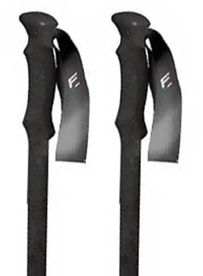 Fizan Elbrus Stokken Zwart 70-140 cm
