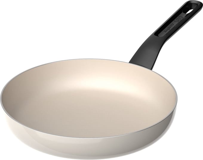 LEO Braadpan antikleef Glints Spirit - Ø 24cm - Wit - PFAS-vrij