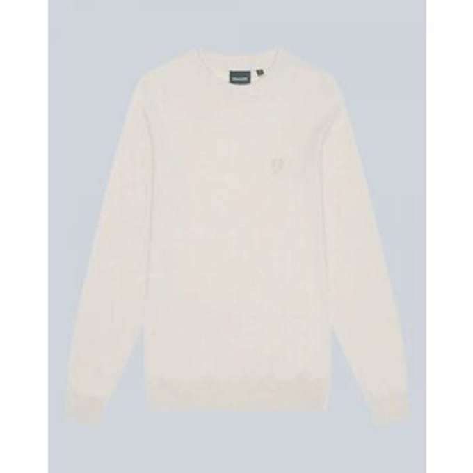 Sport-T-shirts Lyle &amp; Scott KN2124V TONAL LAMBSWOOL CREW-W870 COVE