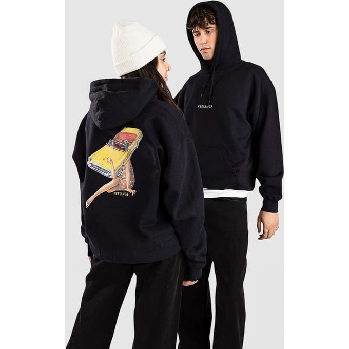 And Feelings Car Hoodie zwart