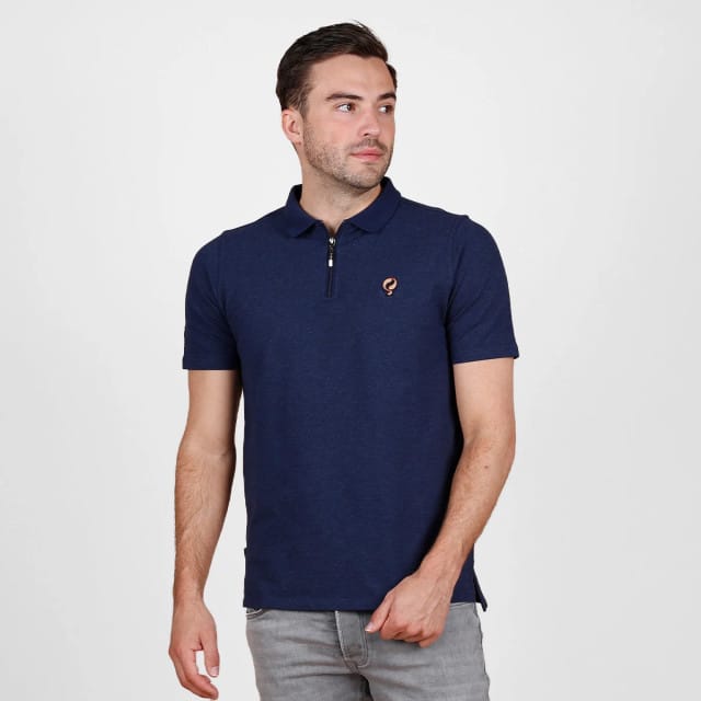 Q1905 Polo shirt zuidland – donker melange