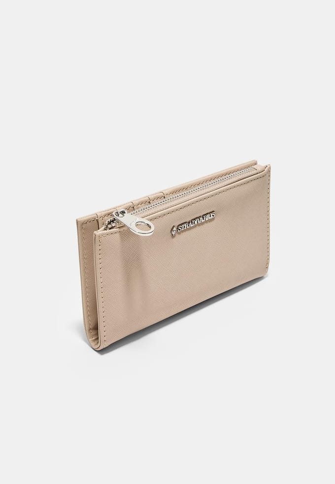 Stradivarius Basis portemonnee met rits  TRANSPARANT OS