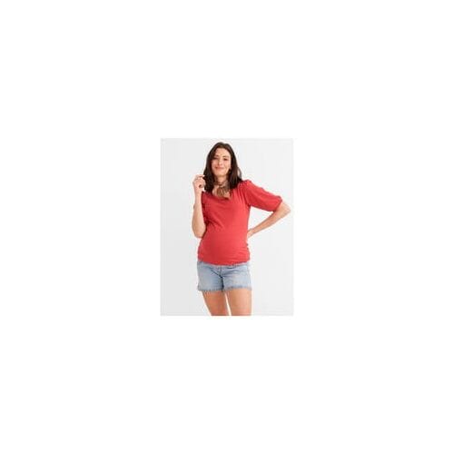 Prénatal zwangerschapsshirt Dark Coral Red M Dames