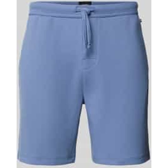 Regular fit sweatshorts van katoenmix Model 'WAFFLE'