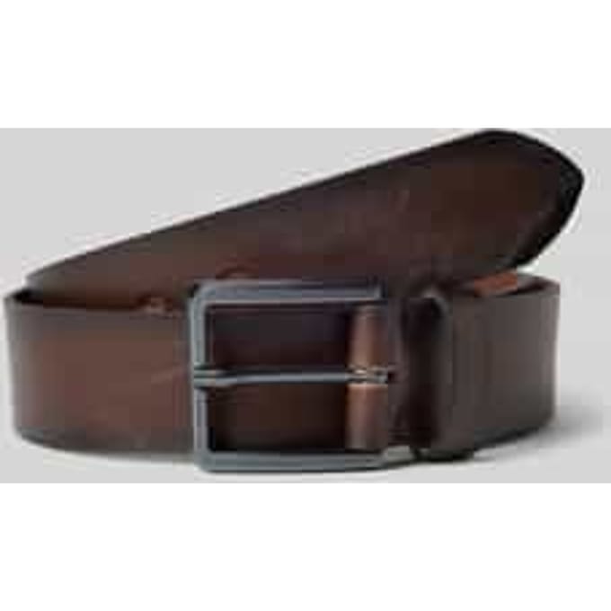 LLOYD Leren Riem Men´s Leather Belt 3.5 W100 Brown Donkerbruin