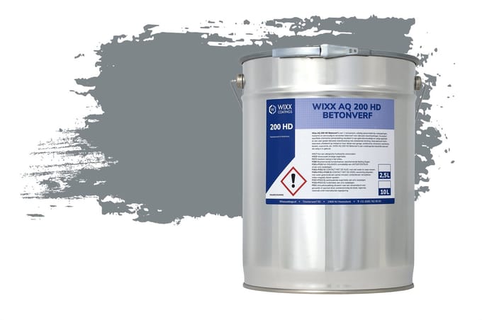Wixx AQ 200 HD Betonverf - 10L - RAL 7046 | Telegrijs 2