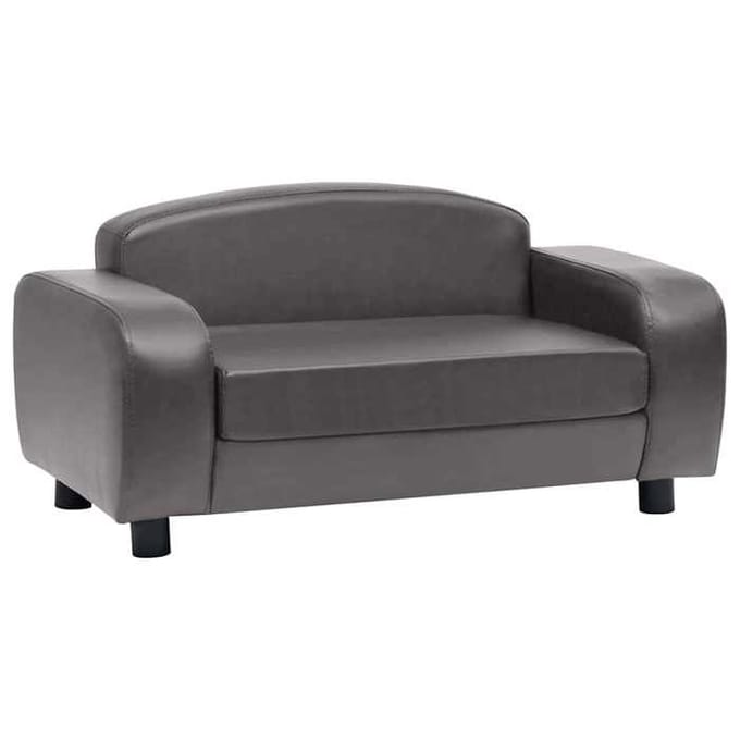 Maison Exclusive - Canapé pour chien Gris 80x50x40 cm Similicuir gris