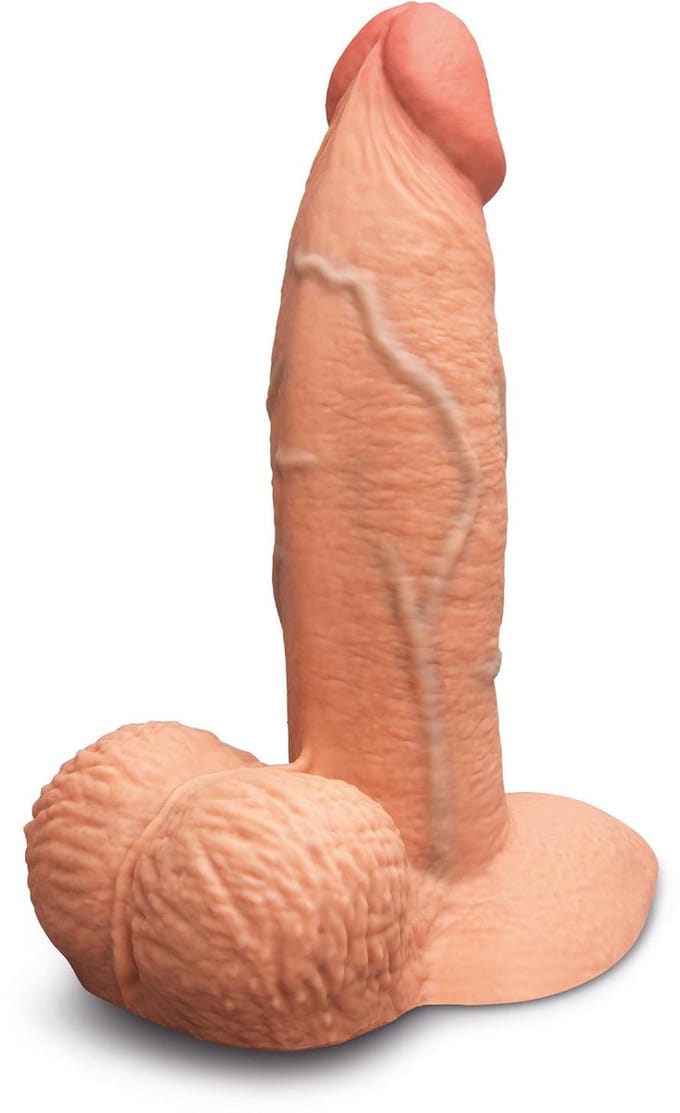 b-Vibe B-vibrator Slipskin 6 inch Girthy - Huidkleur - 15.4 cm