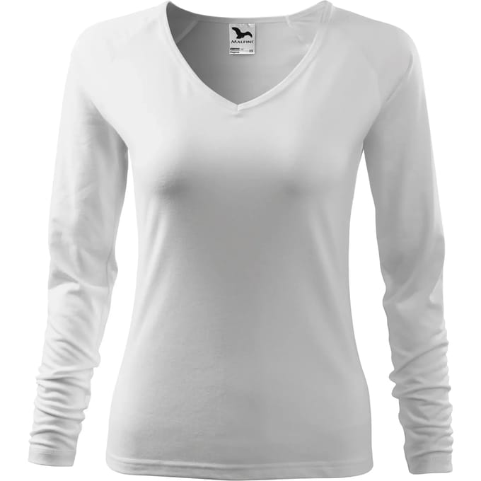 Dames-T-shirt met lange mouwen Malfini Elegance 127