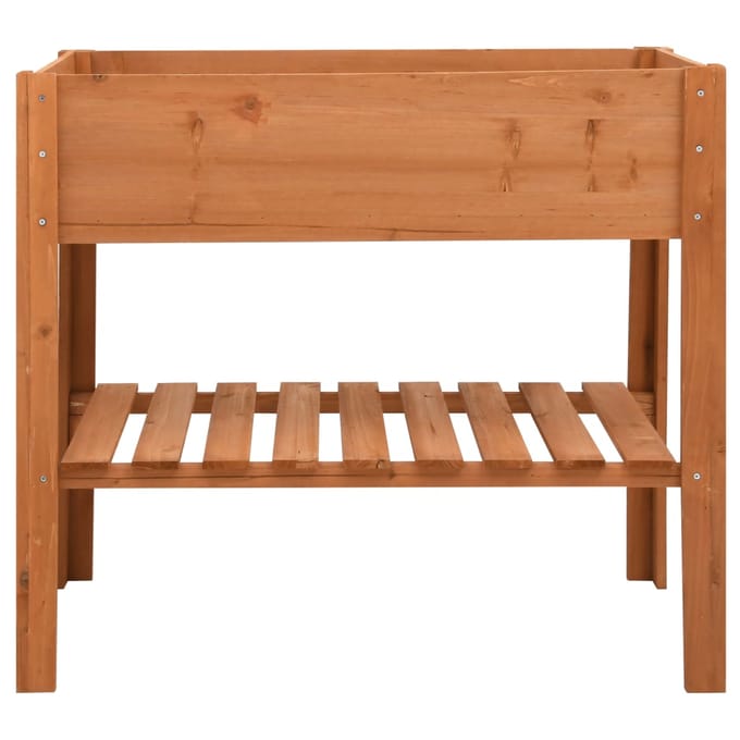 vidaXL - Plantenbak - 88x43x80 - cm - vurenhout