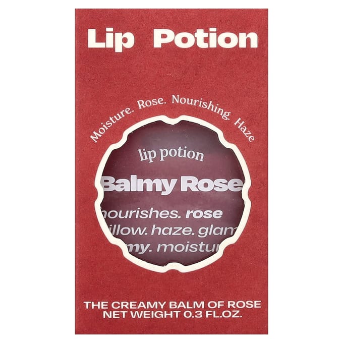 alternatiefstereo, Lip Potion Balmy Rose, Nee. 7 Thee Roze, 9ml (0,3 fl oz) white