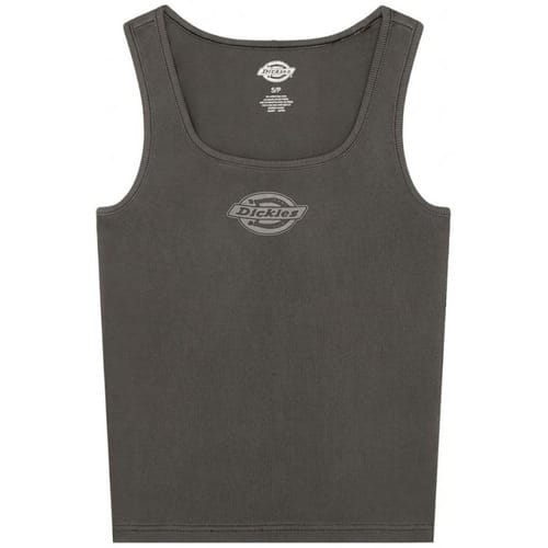 Dickies Plainville Mouwloos T-shirt Grijs S Vrouw