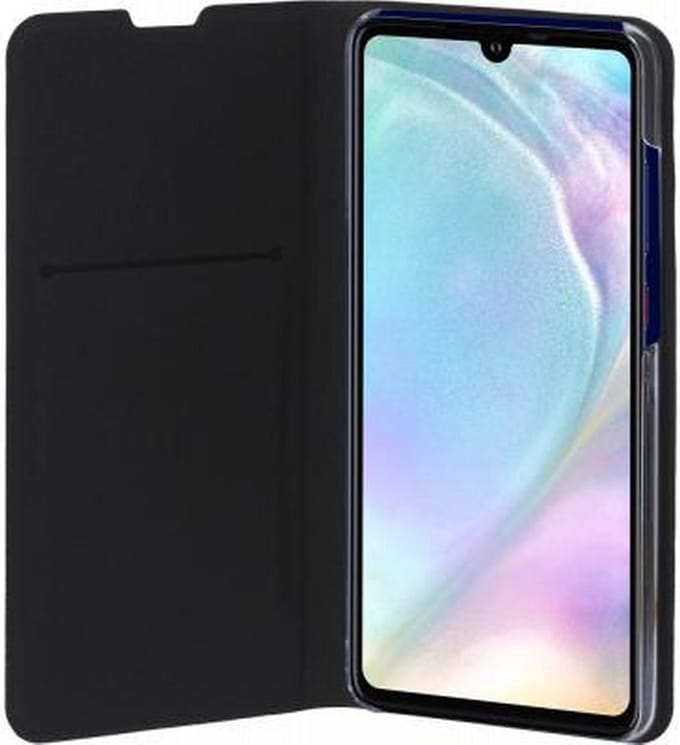 Bigben Connected, Hoesje geschikt voor Huawei P30 - Folio, Zwart