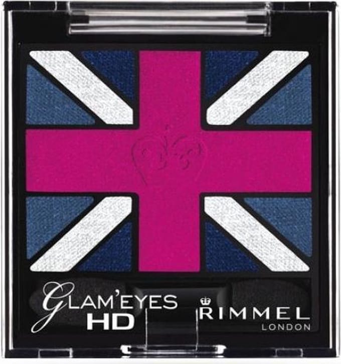 Rimmel - Glam Eyes HD Quad Eyeshadow - 008 True Union Jack