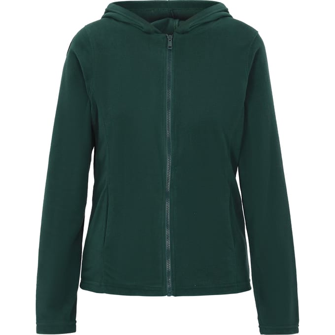Mymo Fleece jas Dames donkergroen