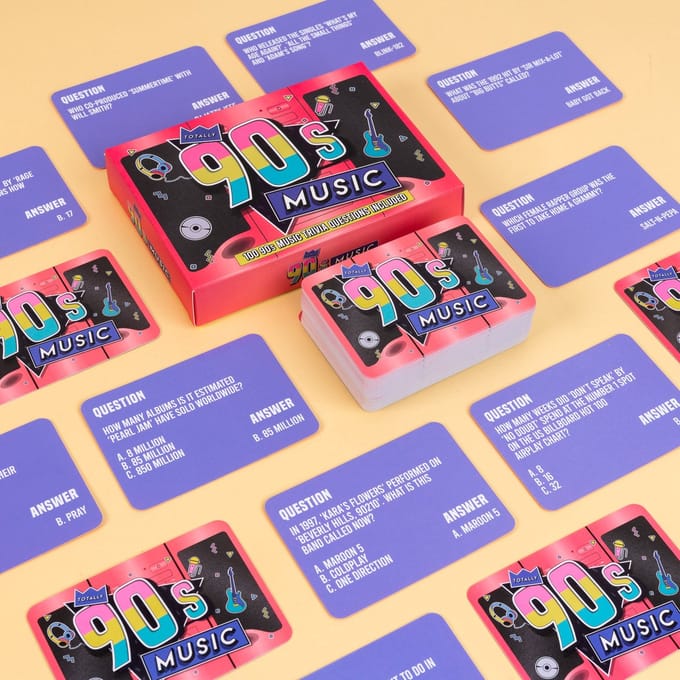 Gift Republic 90s Trivia Spel - Muziek